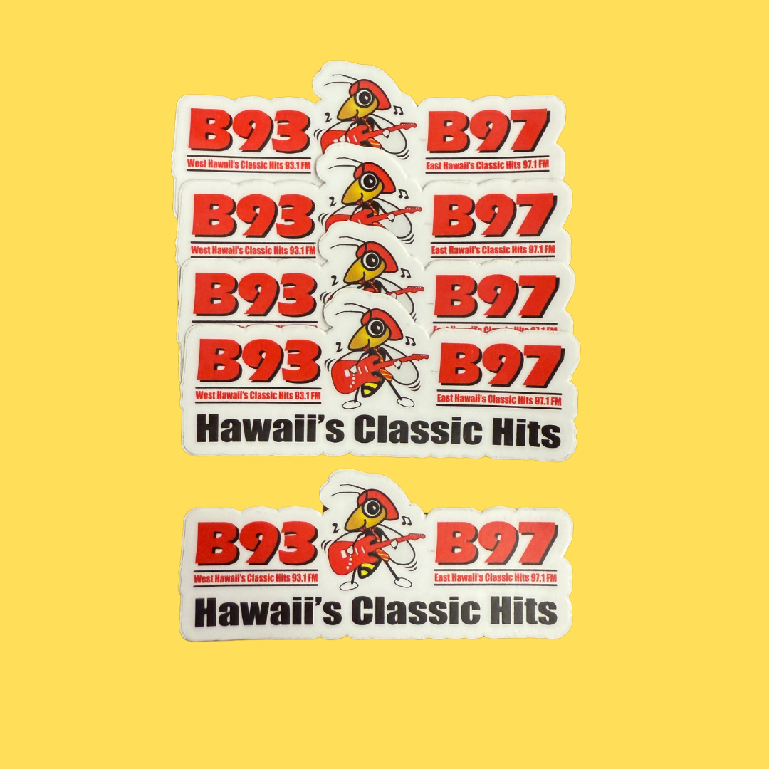 B97 & B93 - Vinyl sticker 5-pack