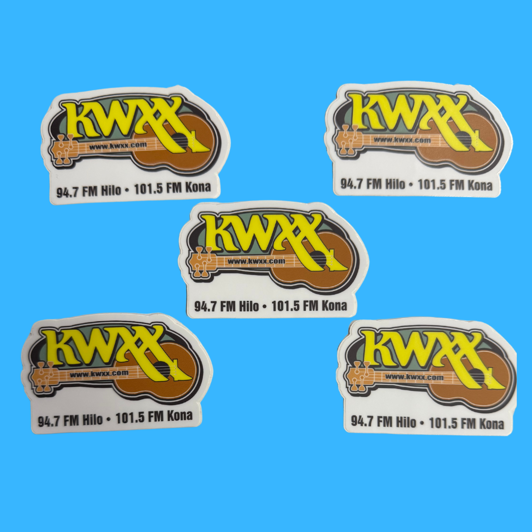 KWXX vinyl sticker 5-pack